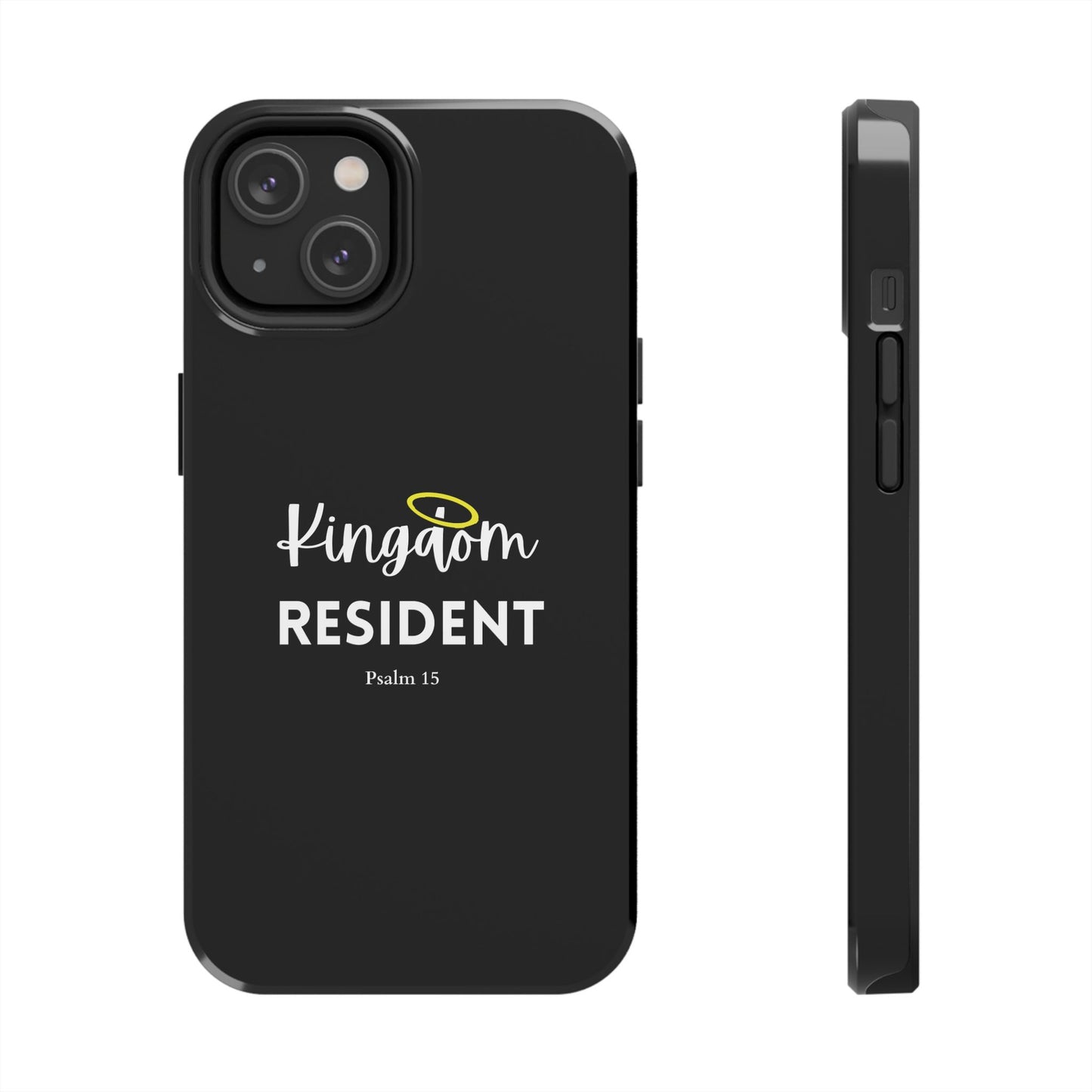 Kingdom Resident Black Christian Tough Phone Case