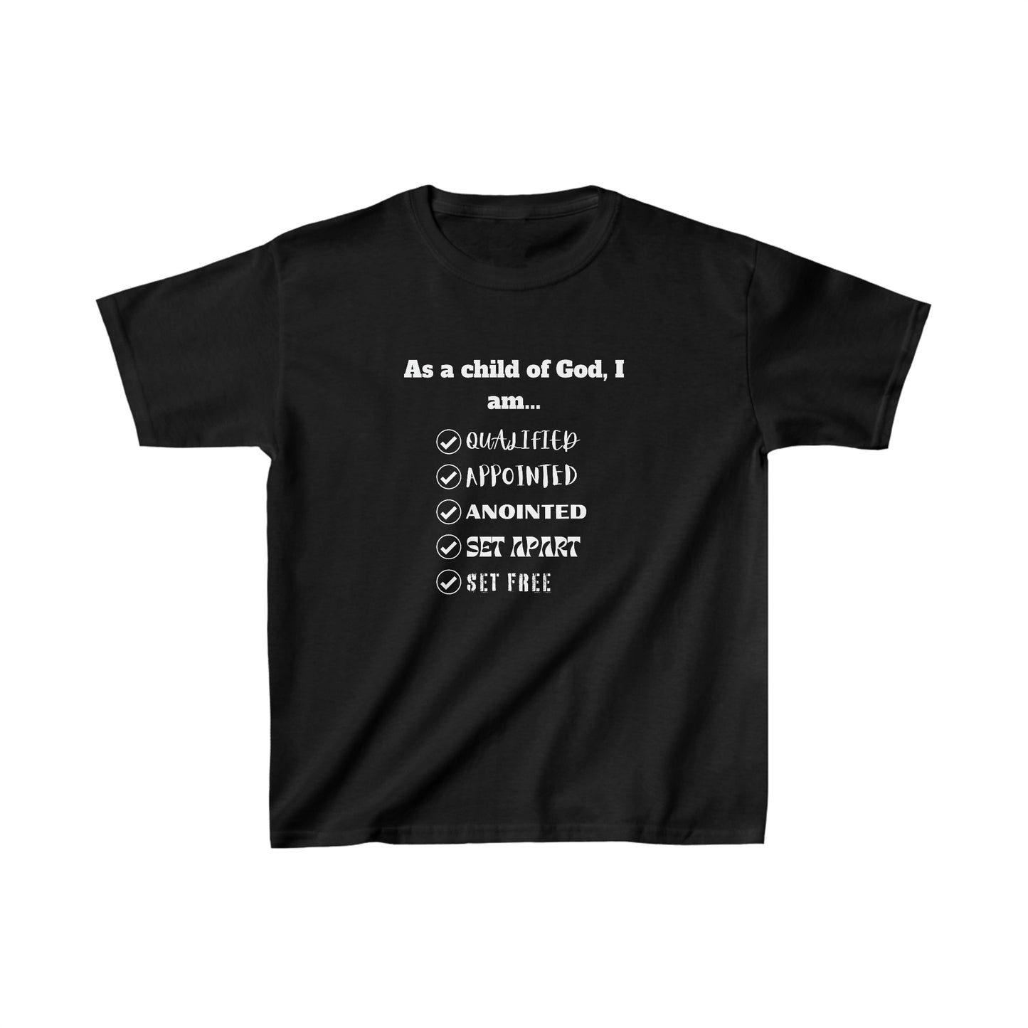 As A Child Of God I Am... Kids Classic Tee