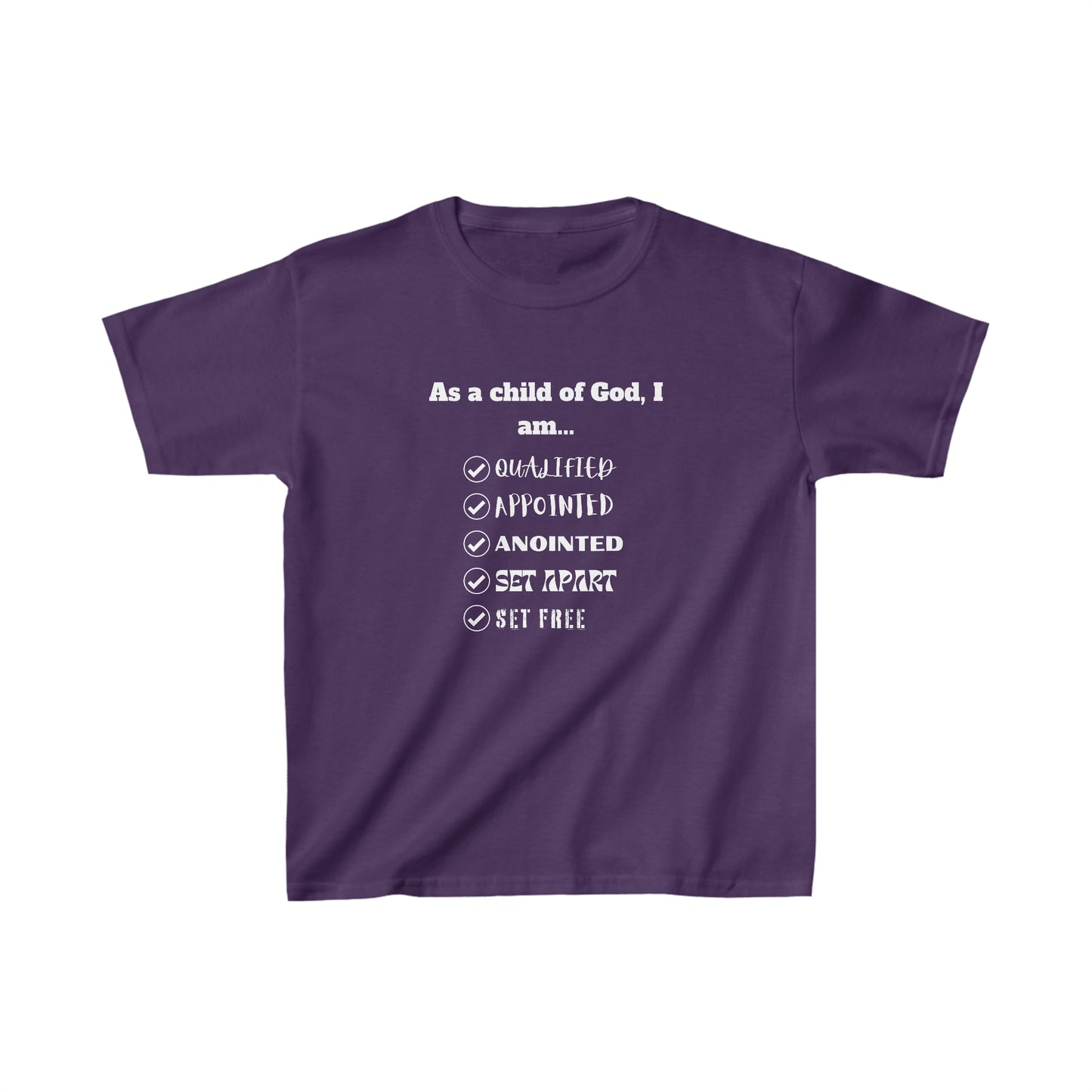 As A Child Of God I Am... Kids Classic Tee