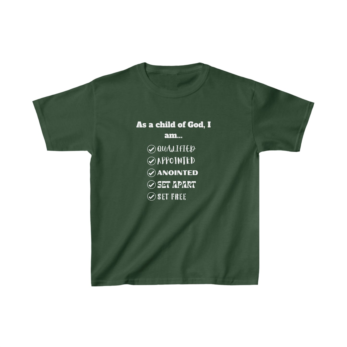 As A Child Of God I Am... Kids Classic Tee