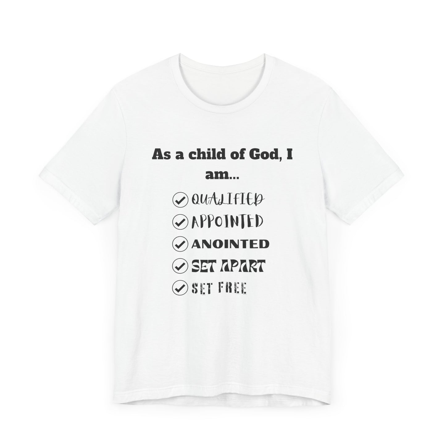 As A Child Of God I Am... Premium Tee
