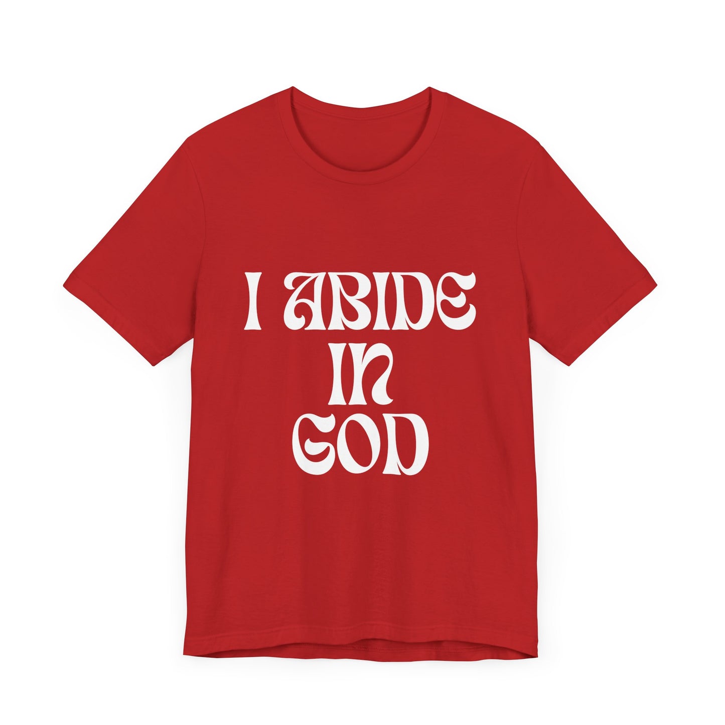 I Abide In God, God Abides In Me Premium Tee