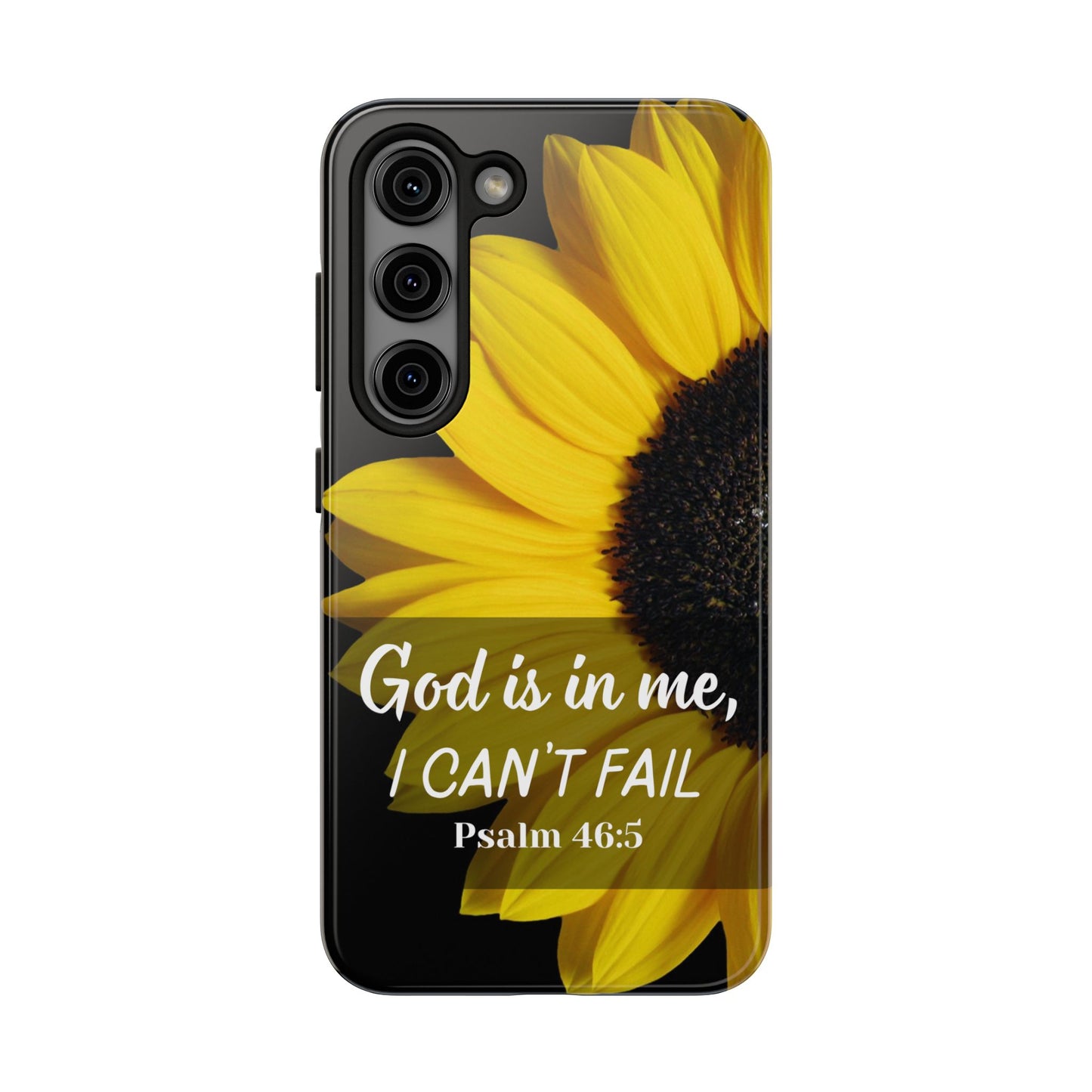 God Is In Me, I Can't Fail Christian Tough Phone Case