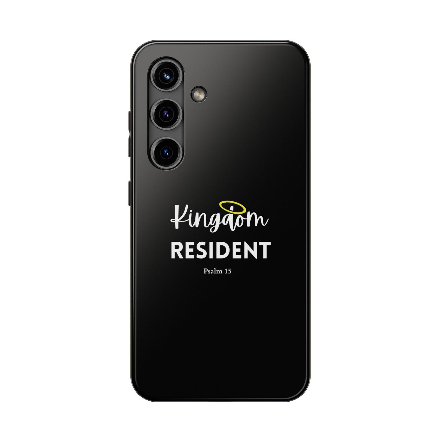 Kingdom Resident Black Christian Tough Phone Case