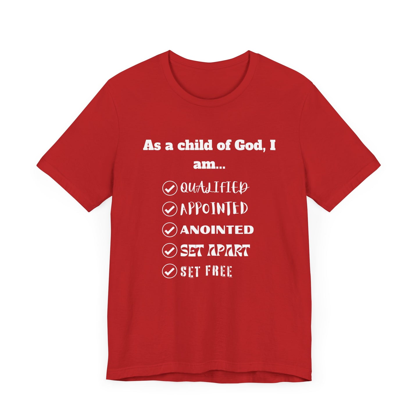 As A Child Of God I Am... Premium Tee