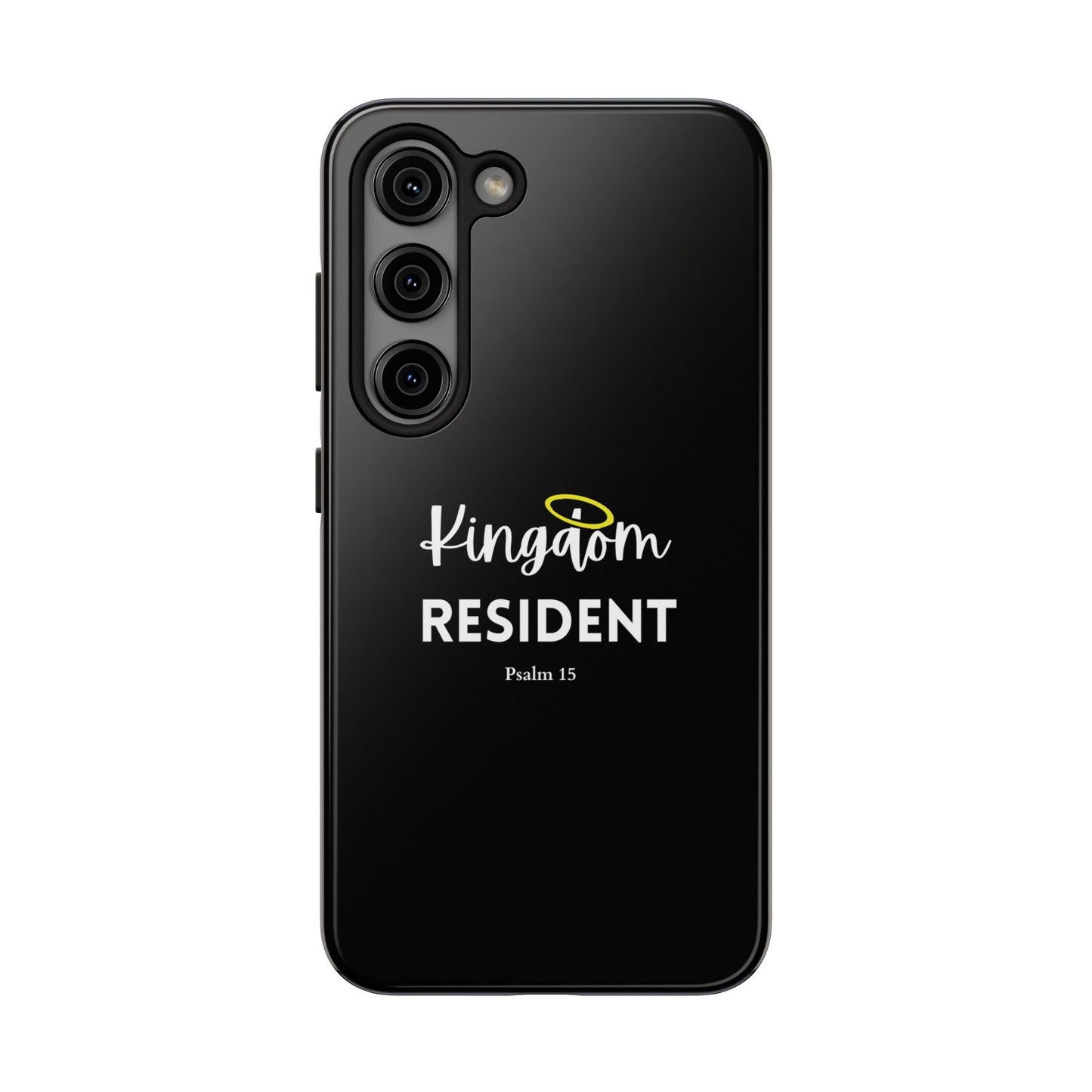 Kingdom Resident Black Christian Tough Phone Case