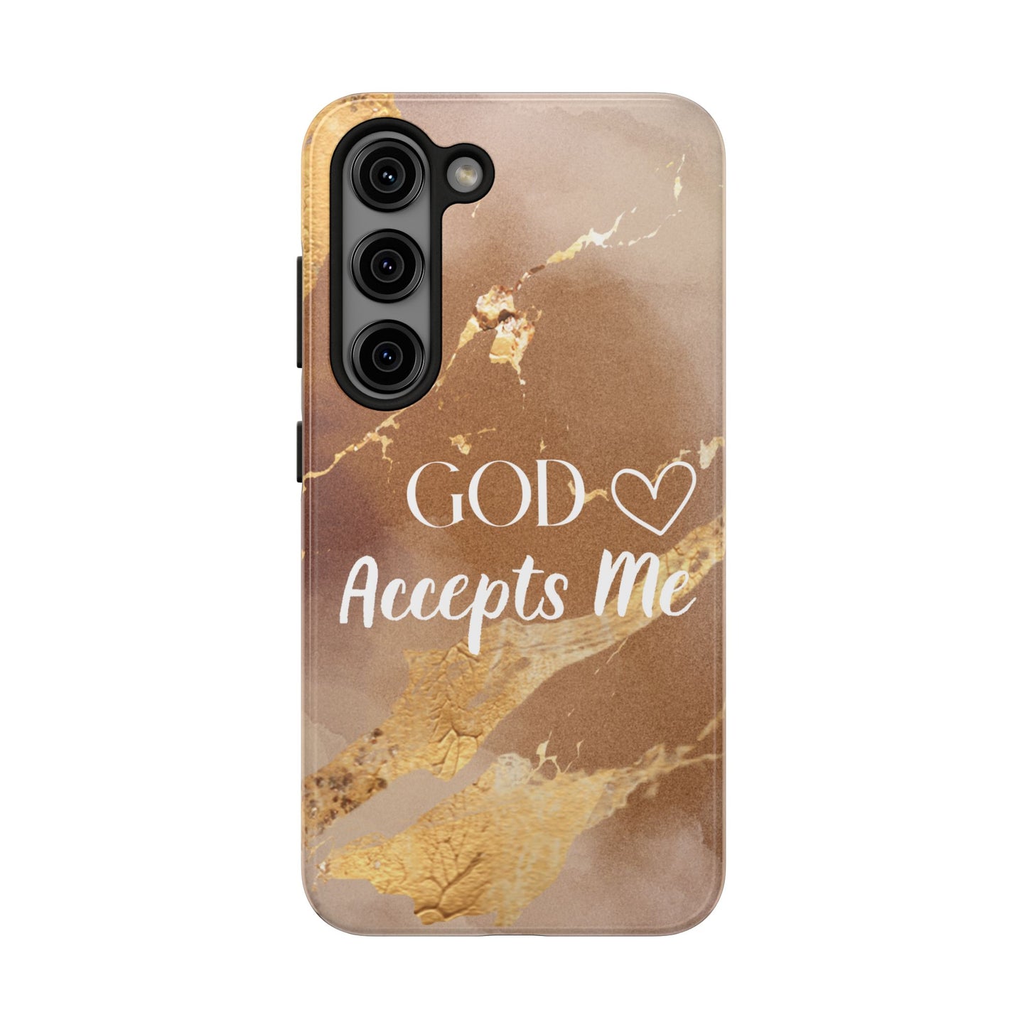 God Accepts Me Christian Tough Phone Case