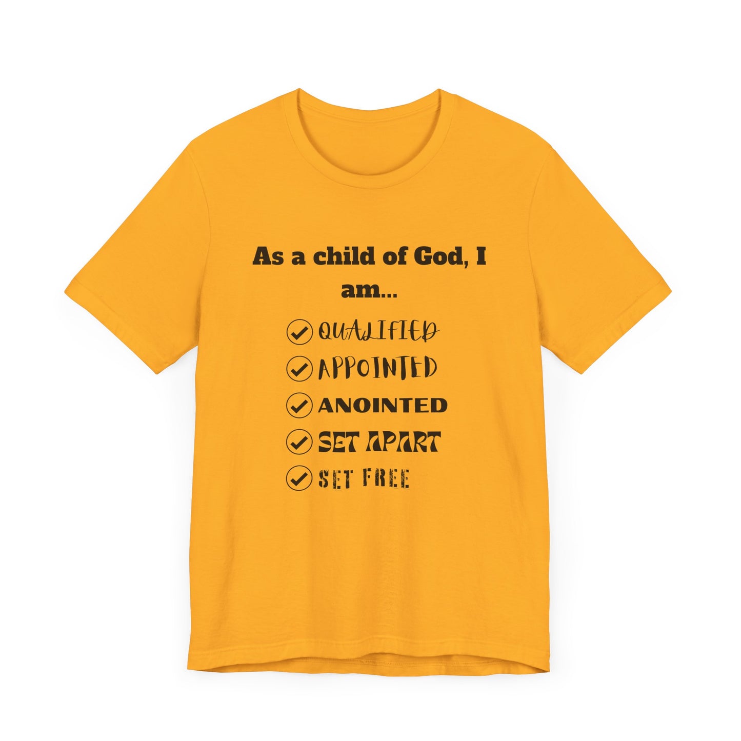 As A Child Of God I Am... Premium Tee