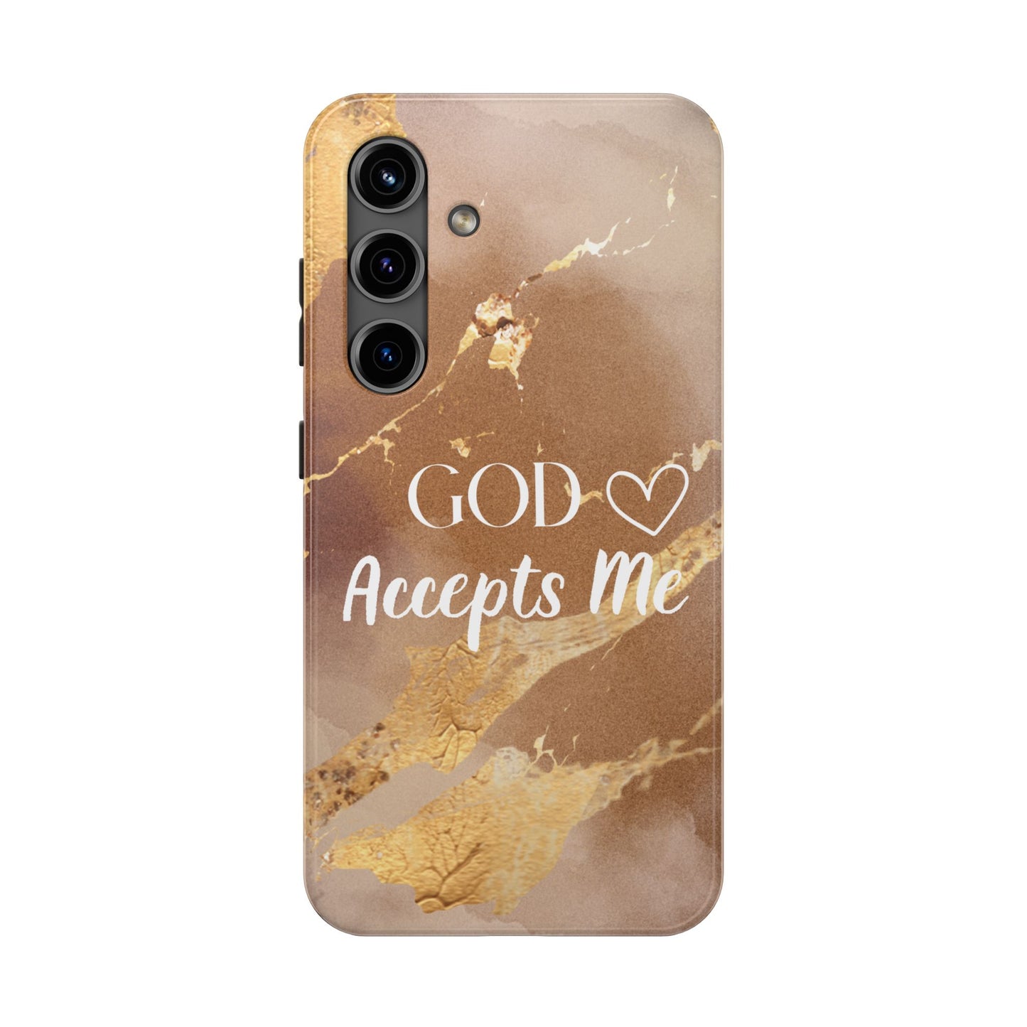 God Accepts Me Christian Tough Phone Case