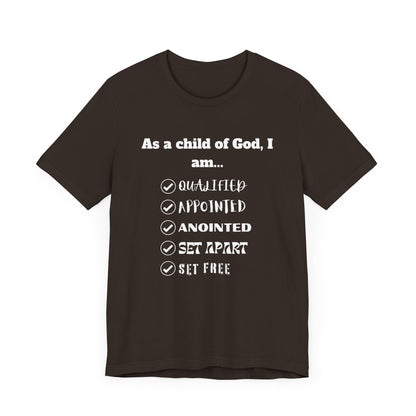 As A Child Of God I Am... Premium Tee