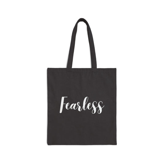 Fearless Black Tote Bag